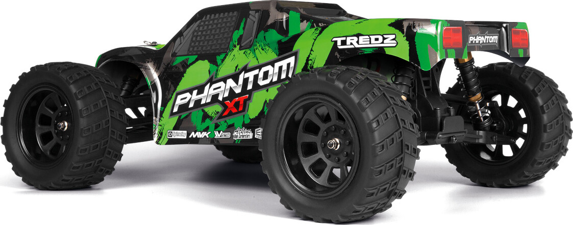 Maverick - Rc Phantom Xt Fjernstyret Rtr Truggy - 1 10 - Grøn - Mv150600