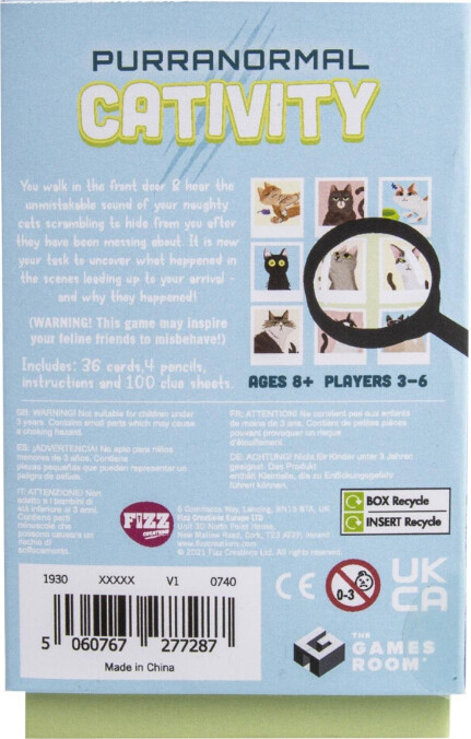 Purranormal Cativity - Mysterie Kortspil