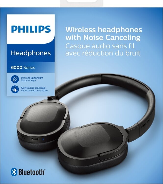 Philips 6500 Series - Trådløse Hovedtelefoner - Tah6506Bk00