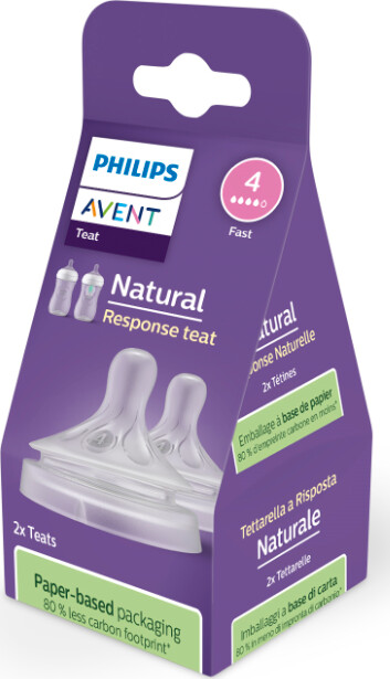 Philips Avent - Natural Response-Sutter - Hurtig Gennemstrømning 2 Stk