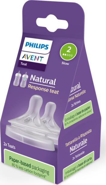 Philips Avent - Natural Response-Sutter - Langsom Gennemstrømning 2 Stk