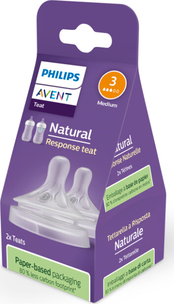 Philips Avent - Natural Response-Sutter - Medium Gennemstrømning 2 Stk