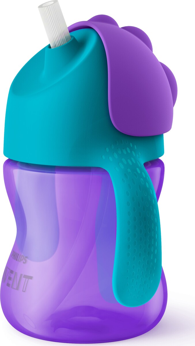 Philips Avent - Sugerørskop - Blå Og Lilla - 200 Ml
