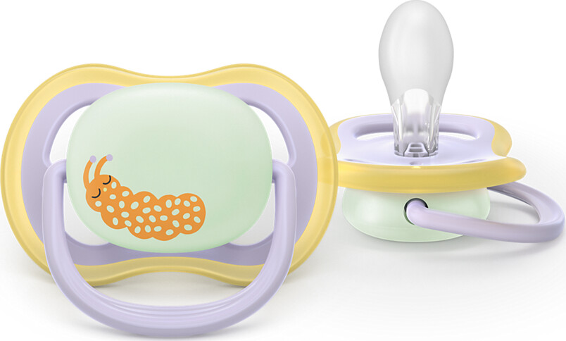 Philips Avent Ultra Air Night Sutter - 0-6 Måneder - Gul Lilla