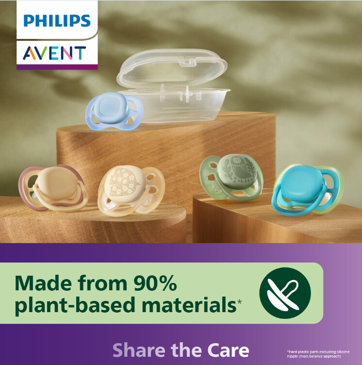 Philips Avent Ultra Air Night Sutter - Fra 18 Måneder - Gul Blå