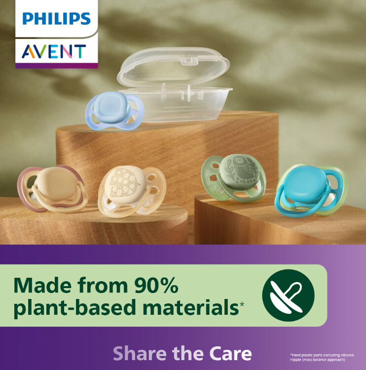 Philips Avent Ultra Air Night Sutter - Fra 18 Måneder - Lilla Lyserød