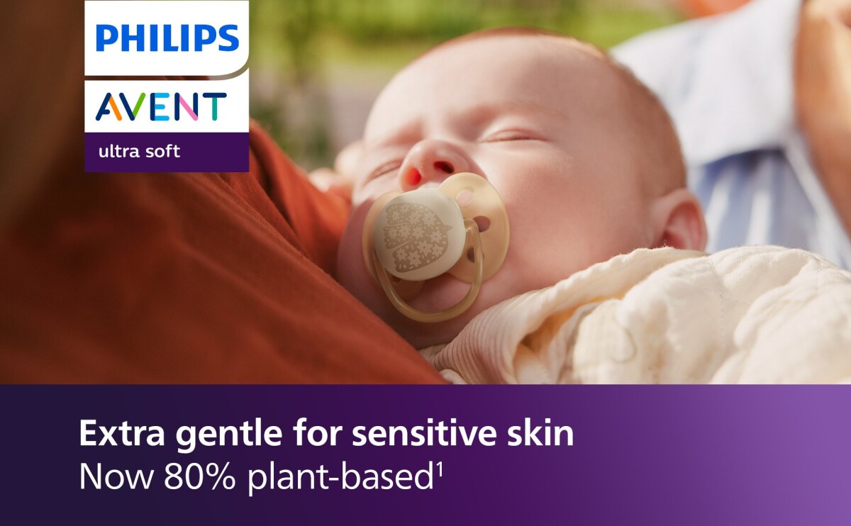 Philips Avent Ultra Soft - 6-18 Måneder - Sutter - Grå Grøn