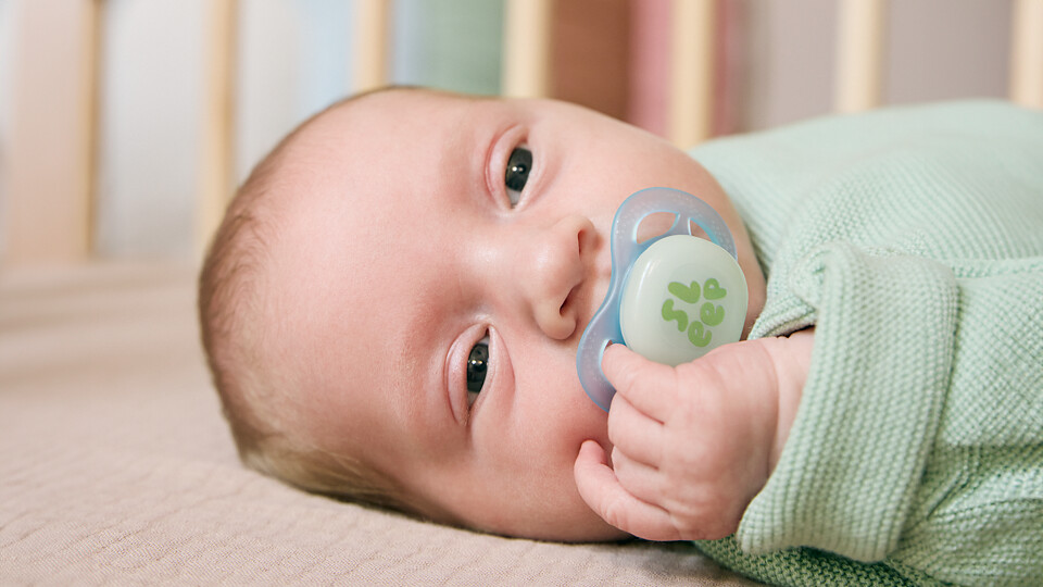 Philips Avent Ultra Start - Night - 0-2 Måneder - Grøn Blå - Sutter