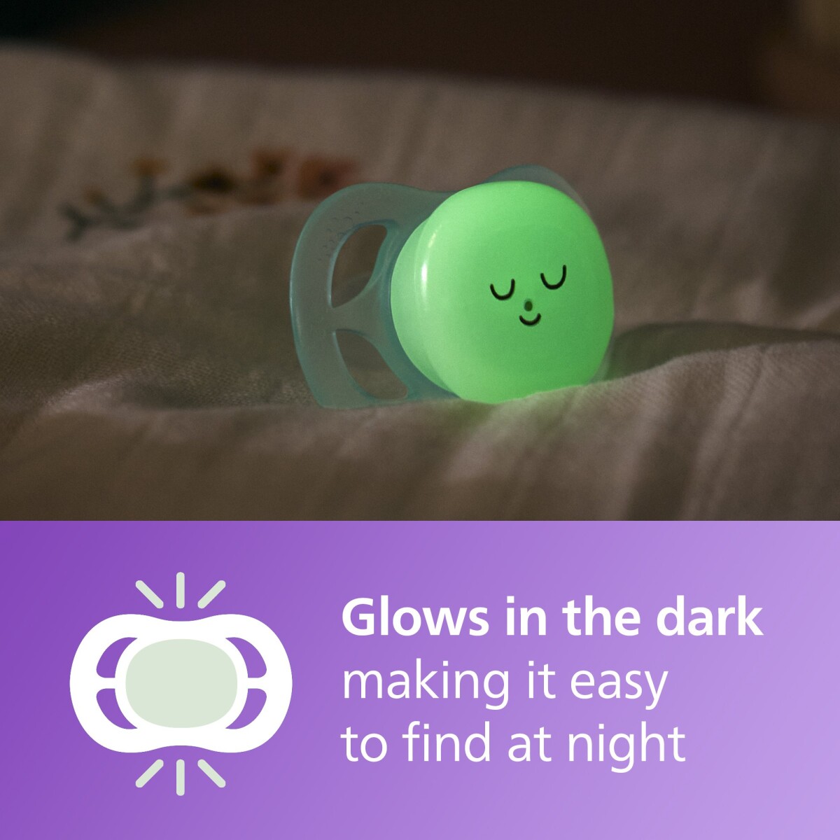 Philips Avent Ultra Start - Night - 0-2 Måneder - Grøn Blå - Sutter