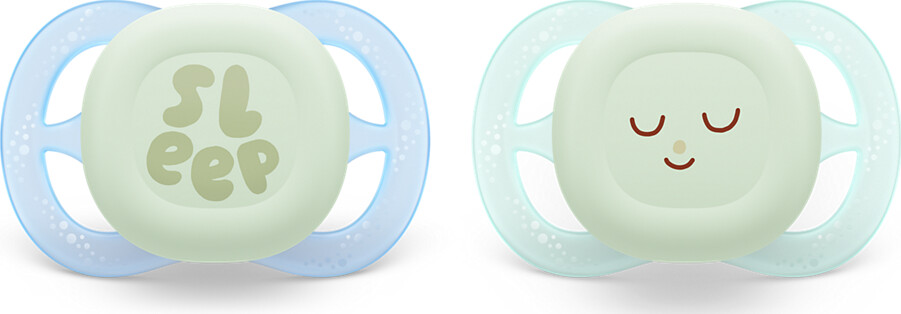 Philips Avent Ultra Start - Night - 0-2 Måneder - Grøn Blå - Sutter