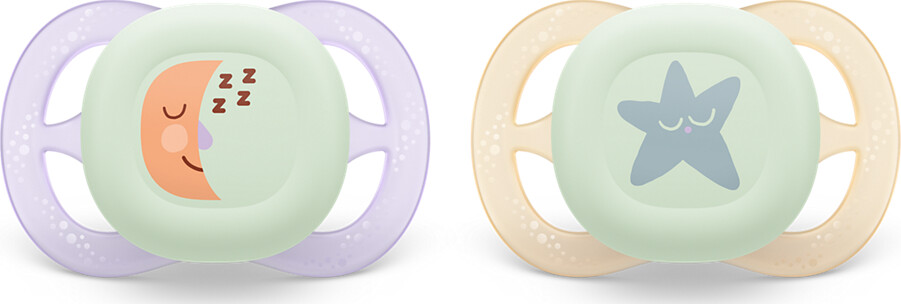 Philips Avent Ultra Start - Night - 0-2 Måneder - Lilla Gul - Sutter