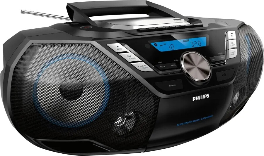 Philips - Cd Boombox Ghettoblaster Fm Dab Bt - Azb798T12 - Sort