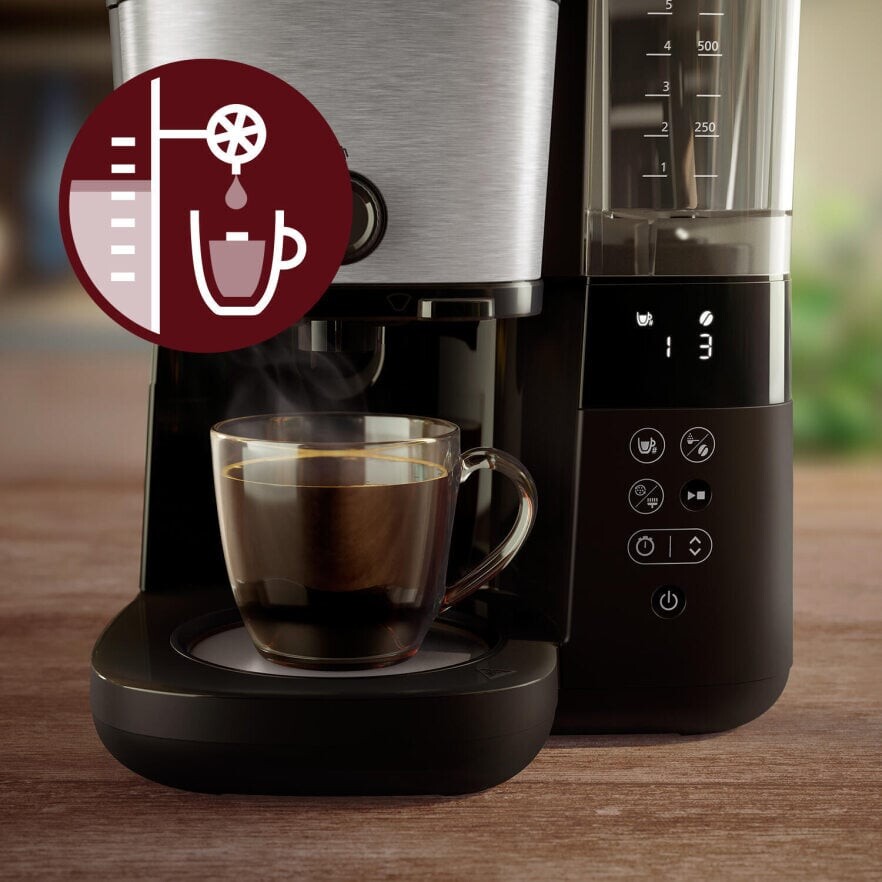 Philips - Grind Brew Kaffemaskine - Hd788801