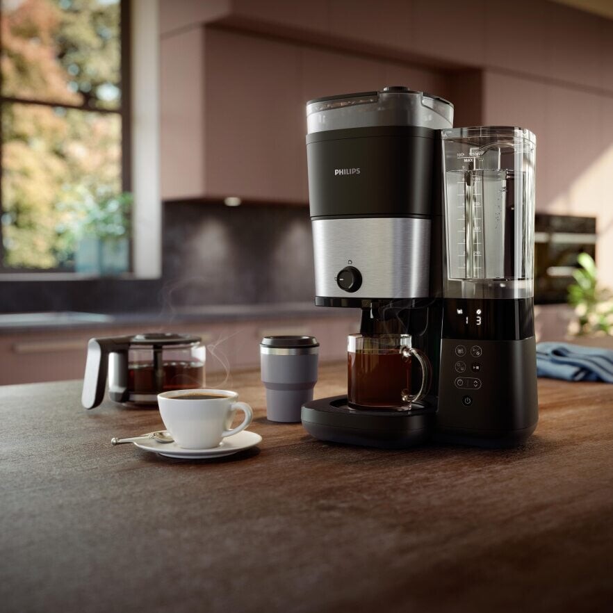 Philips - Grind Brew Kaffemaskine - Hd788801
