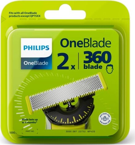 Philips - Oneblade 360 - Barberblade - 2-Pak - Qp42050