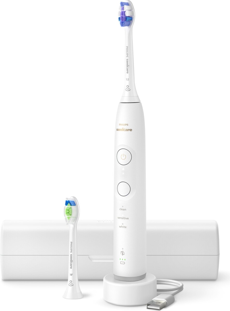Philips - Sonicare Series 6500 Elektrisk Tandbørste - Hvid - Hx741002