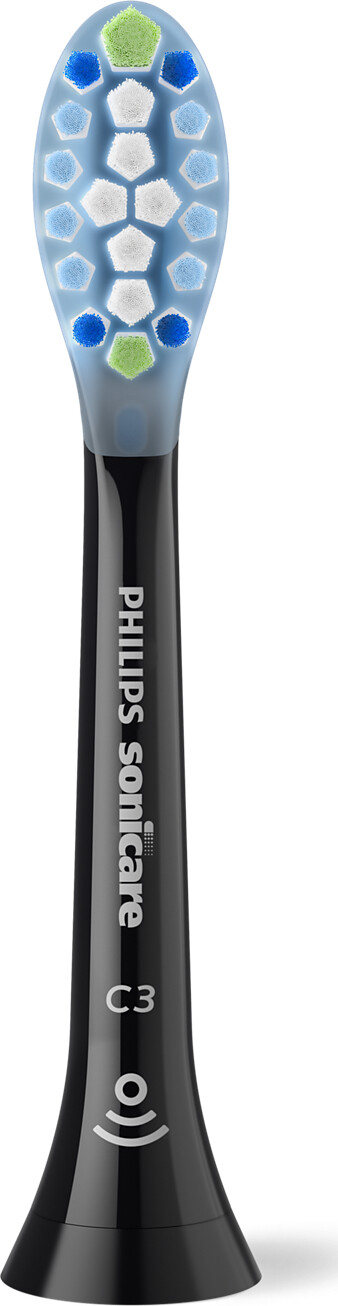 Philips - Sonicare C3 Premium Plaque Tandbørstehoveder - Sort - 5 Stk