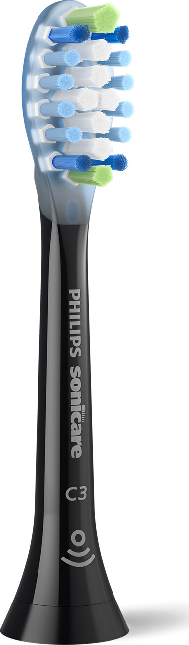Philips - Sonicare C3 Premium Plaque Tandbørstehoveder - Sort - 5 Stk