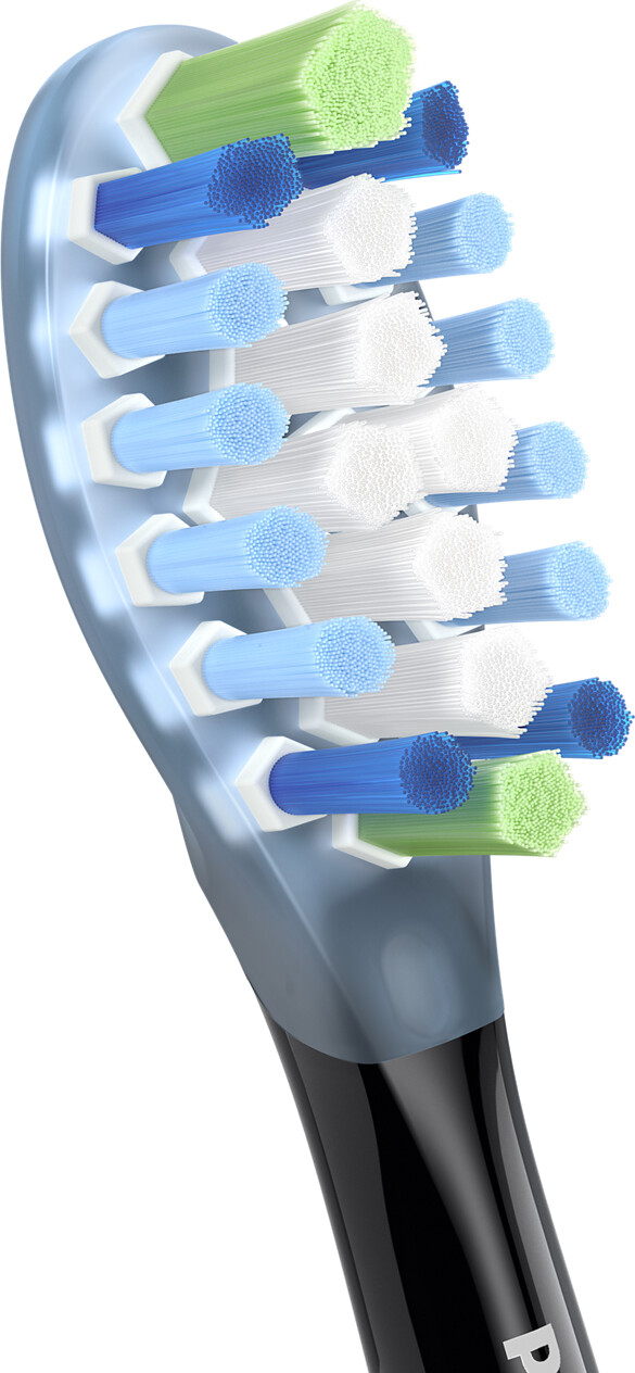 Philips - Sonicare C3 Premium Plaque Tandbørstehoveder - Sort - 5 Stk