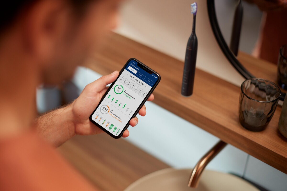Philips - Sonicare Series 7100 Elektrisk Tandbørste - Sort - Hx742101