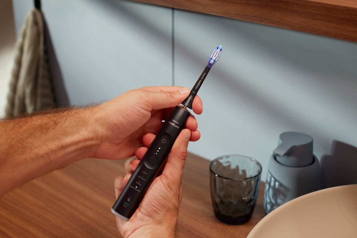 Philips - Sonicare Series 7100 Elektrisk Tandbørste - Sort - Hx742101