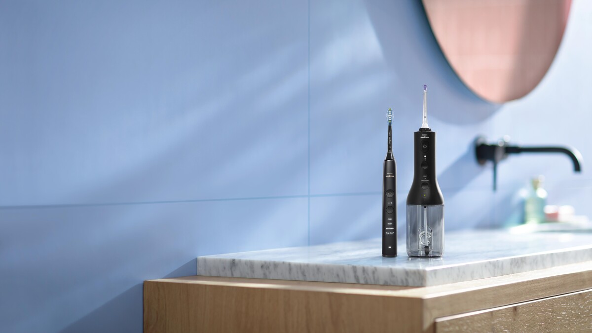 Philips - Power Flosser Diamondclean 9000 - Sort - Hx388643