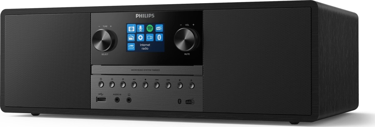 Philips - Minianlæg Med Bt Radio Fm-Dab - Tam680510