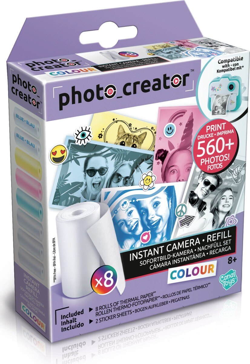 Photo Creator Instant Camera Color Genopfyldning Se tilbud og køb