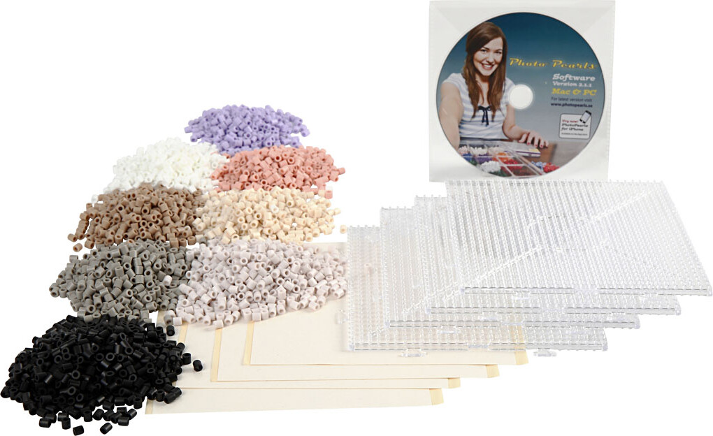Photopearls Startsæt Inkl 14000 Perler - Medium - Nabbi Fotoperler