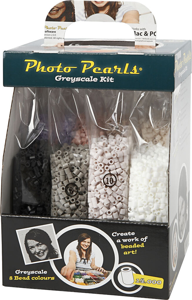 Photopearls Startsæt Inkl 14000 Perler - Medium - Nabbi Fotoperler