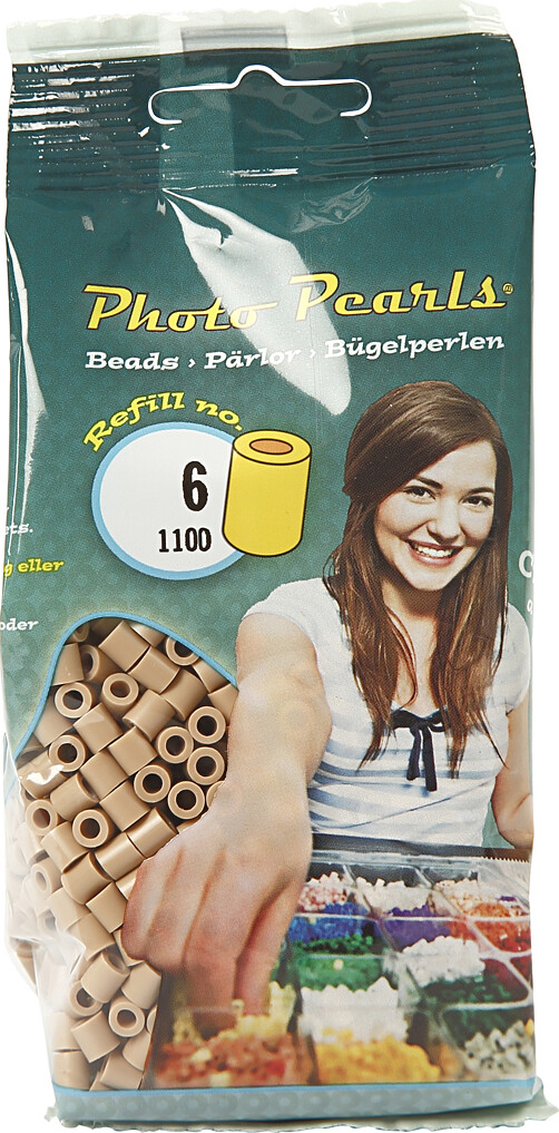 Photopearls - Medium - Beige 6 - 1100 Stk - Nabbi Fotoperler