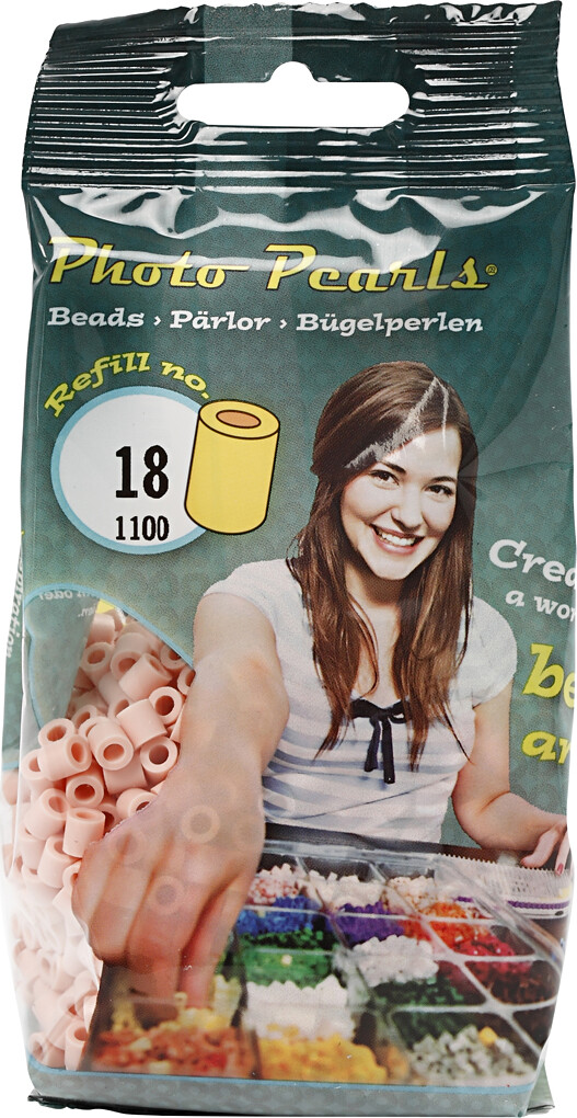 Photopearls - Medium - Rosa 18 - 1100 Stk - Nabbi Fotoperler