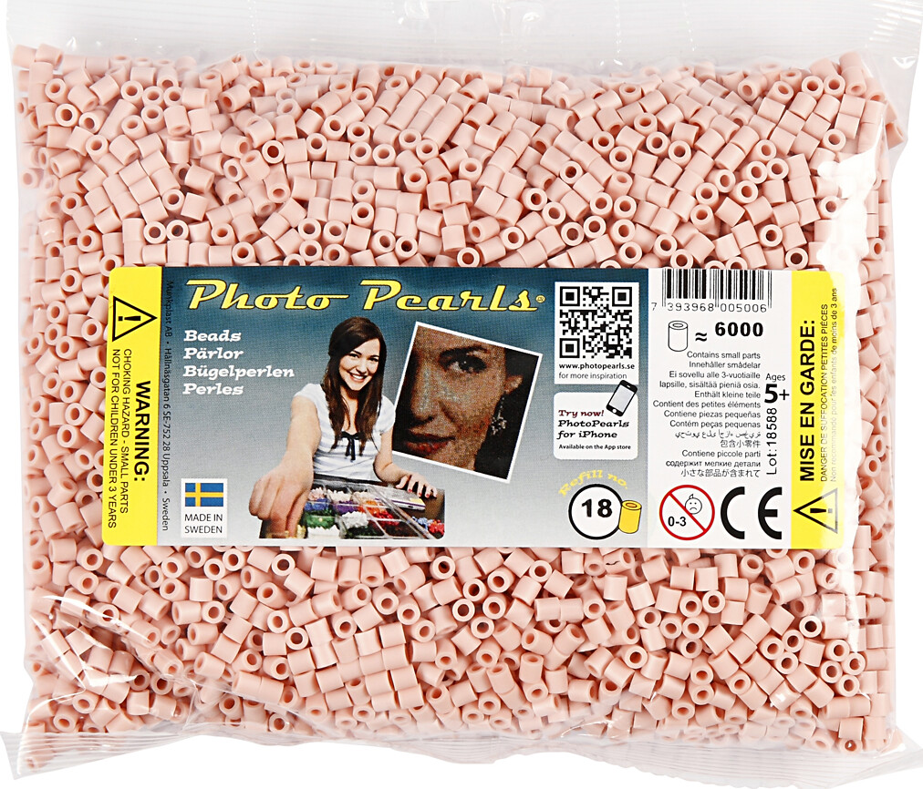Photopearls - Medium - Rosa 18 - 6000 Stk - Nabbi Fotoperler