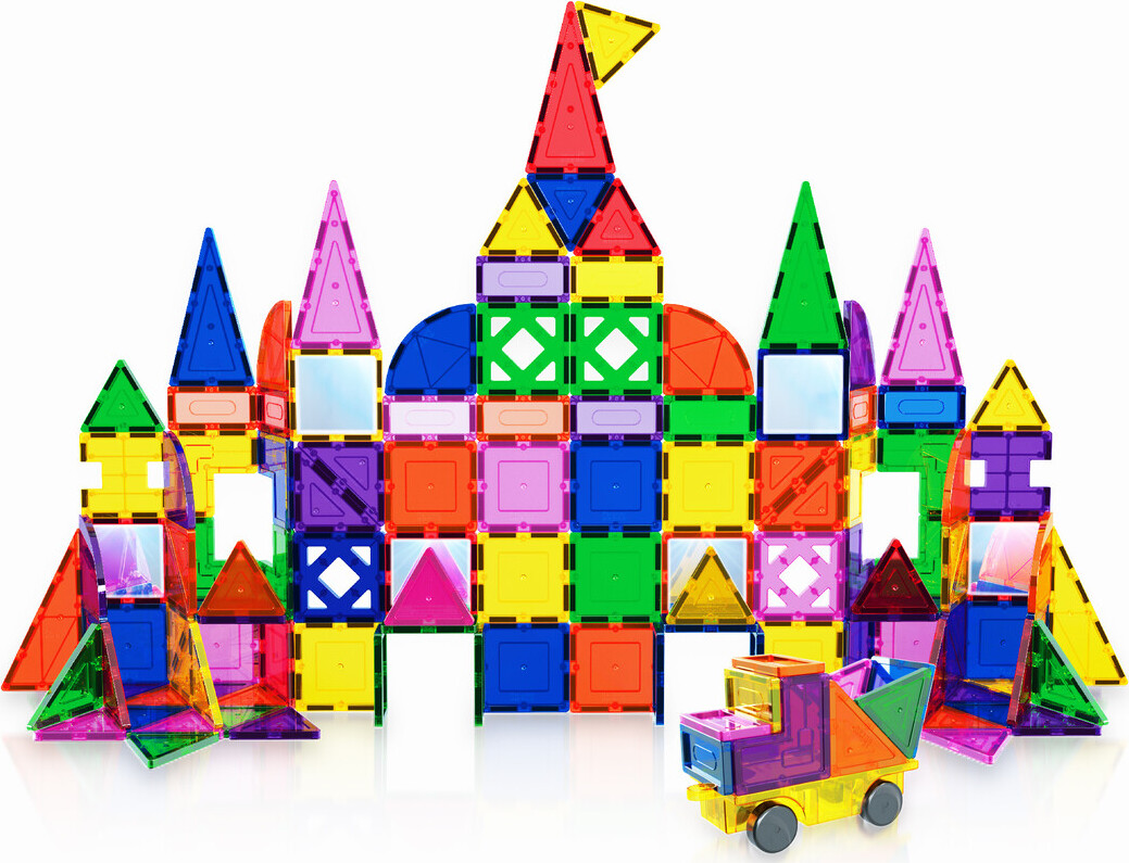Picasso Tiles - 3D Magnetic Building Tiles Magnetsæt - 152 Dele