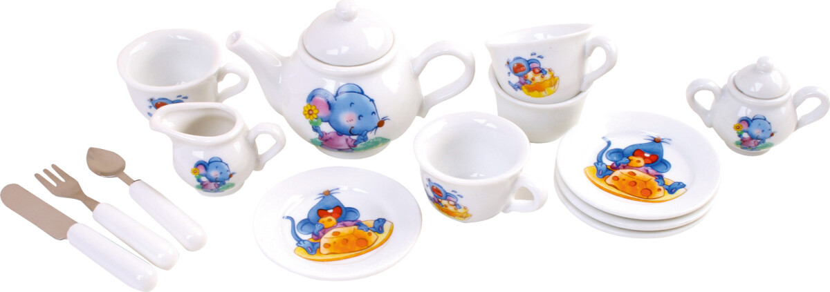 Picnickurv Legetøj Med Tesæt - Romantik - 30 Dele - Small Foot