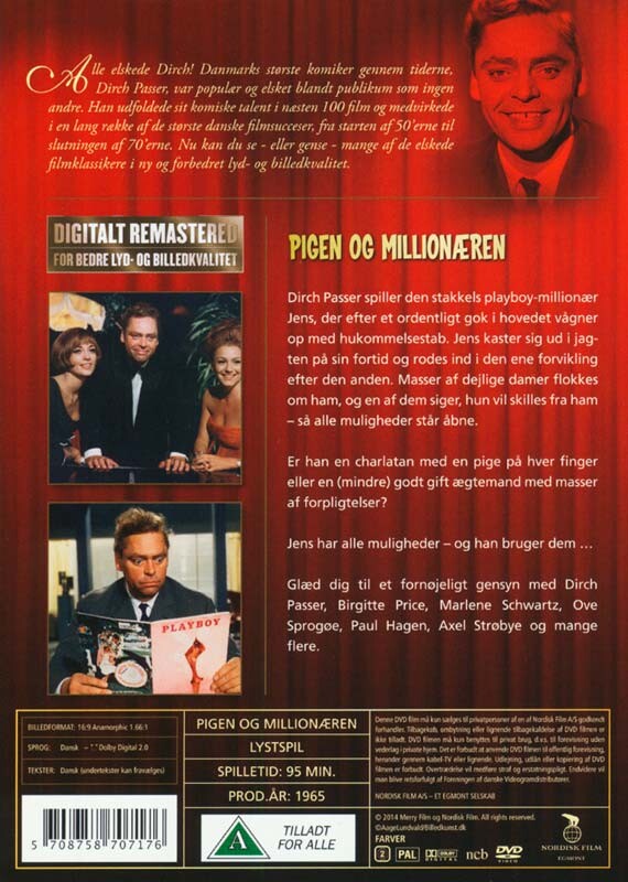 Pigen Og Millionæren DVD Film Køb billigt her -