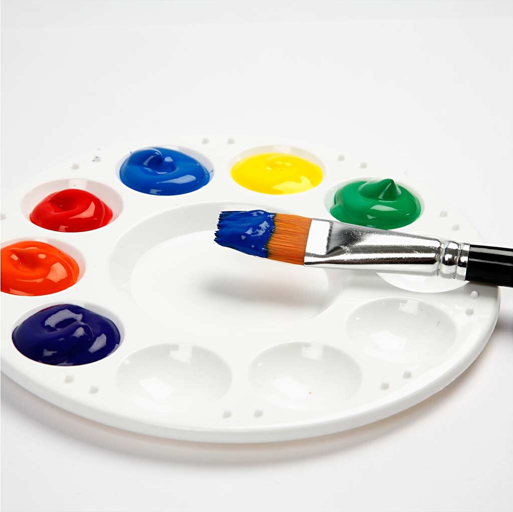 Akrylmaling - Vandbaseret - Halvblank - Halvtransparent - Primær Rød 500