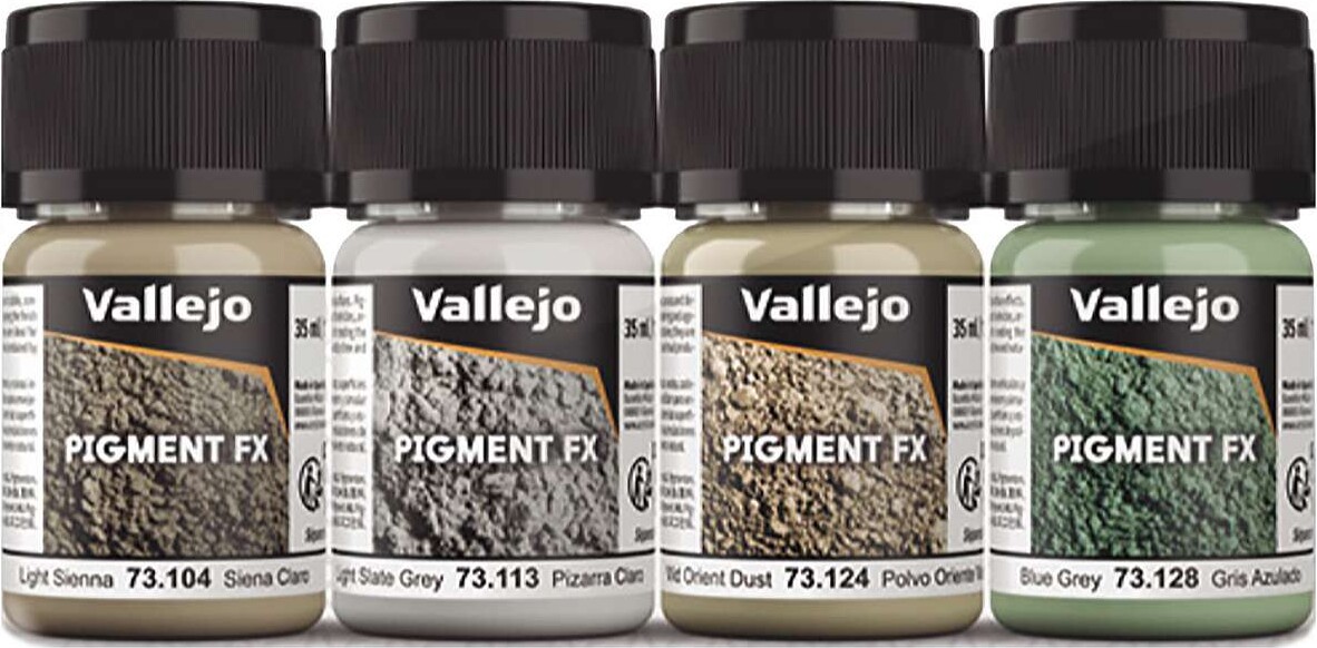 Pigment Set Afv Effects 4X35Ml - 73187 - Vallejo