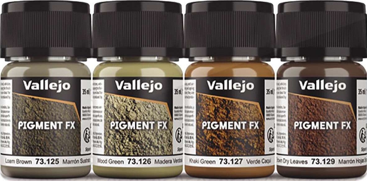 Pigment Set Soil Nature 4X35Ml - 73188 - Vallejo