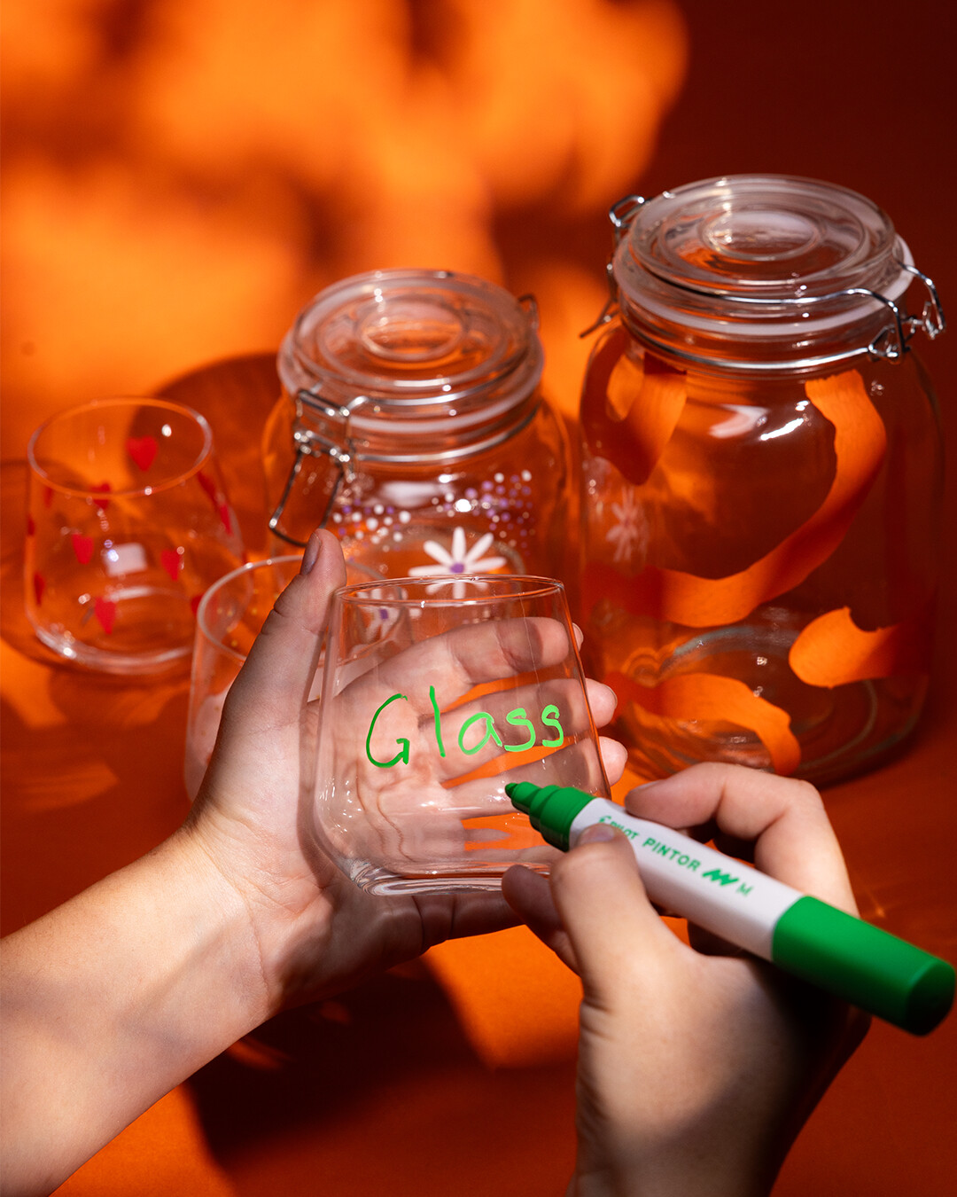 Pilot - Pintor Kreativ Marker Æske Med 6 Klassiske Farver Fin Spids