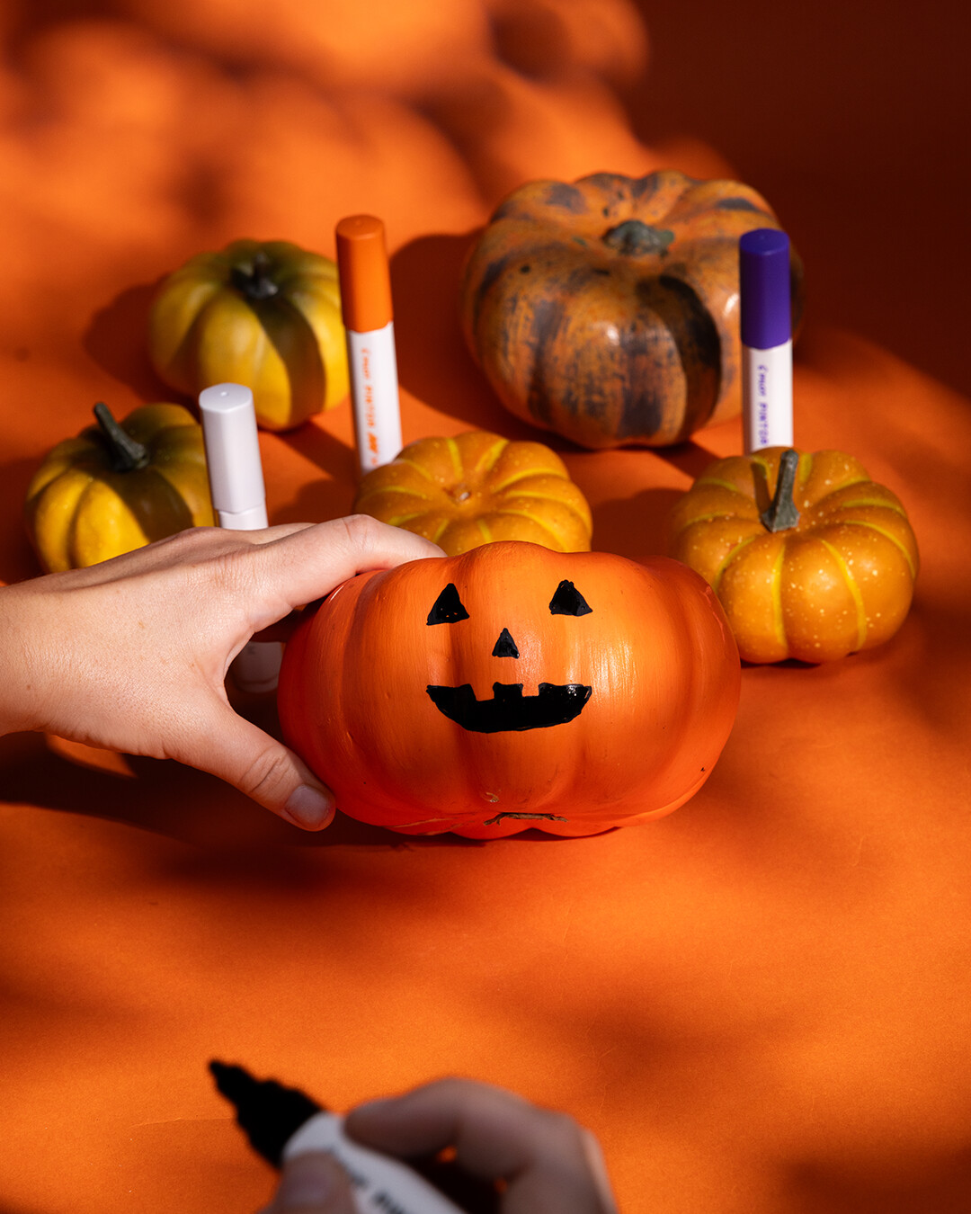 Pilot - Pintor Marker Æske Med 6 Klassiske Farver Fin Spids