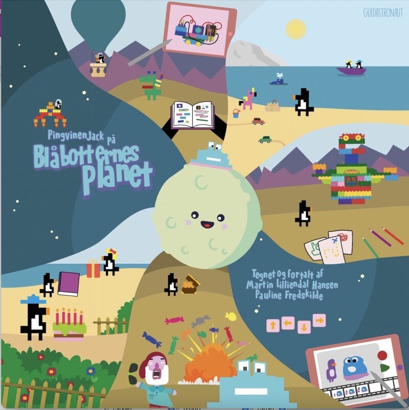 Pingvinen Jack På Blåbotternes Planet