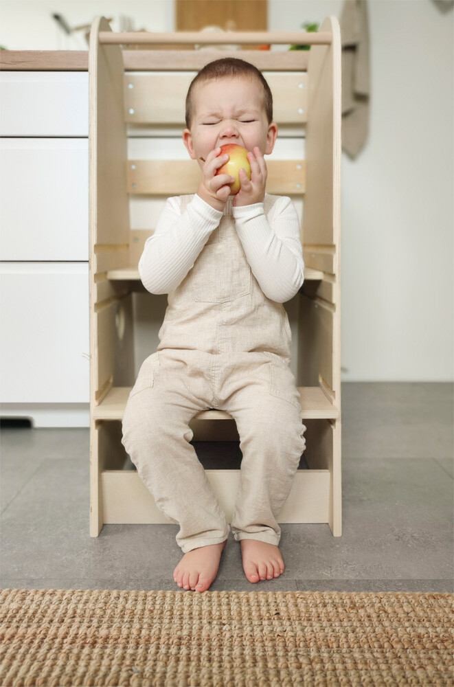 Pingvinens Læringstårn Til Børn - Træ - Small Foot