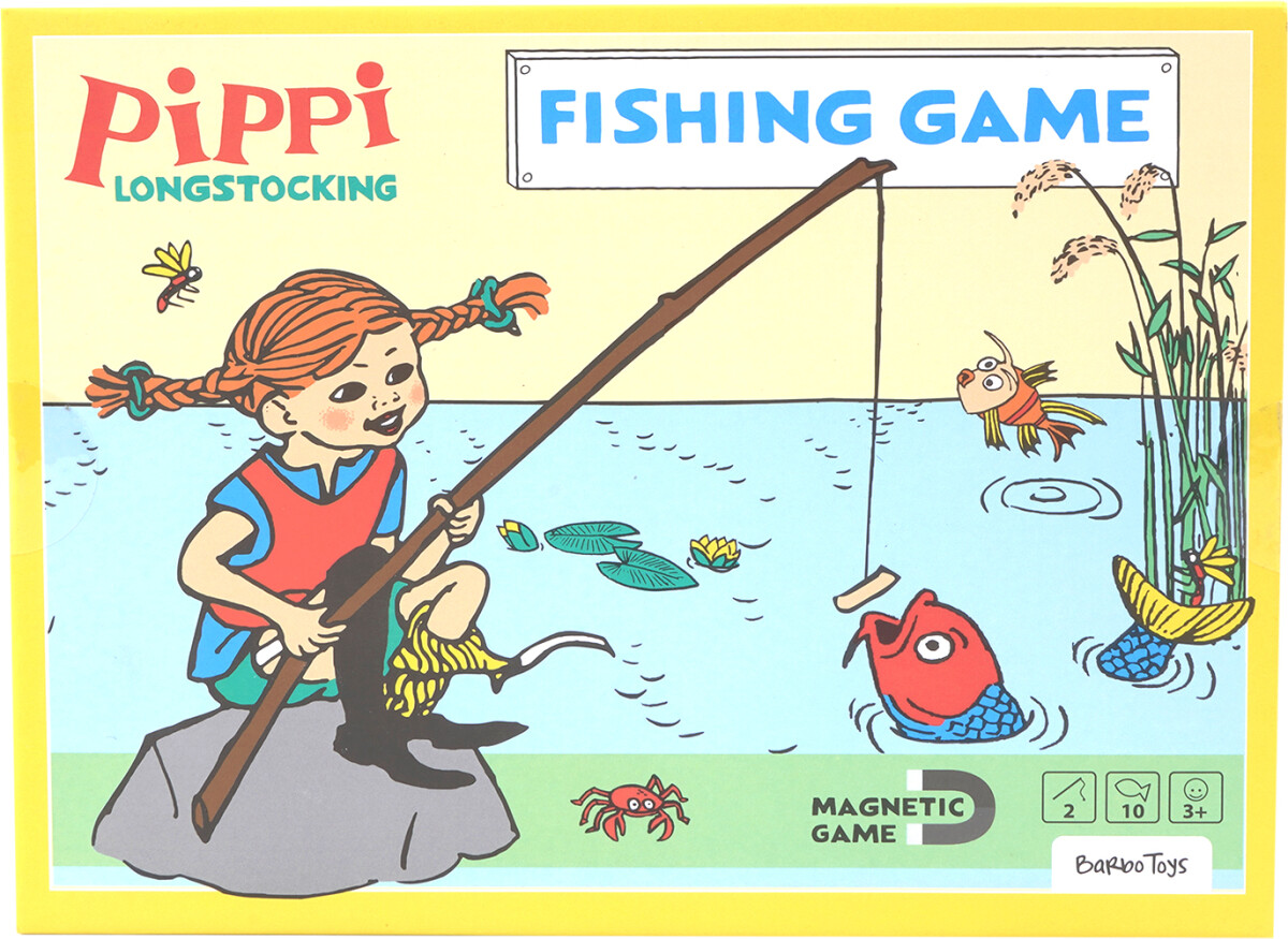 Pippi Fiskespil - Brætspil Til Børn