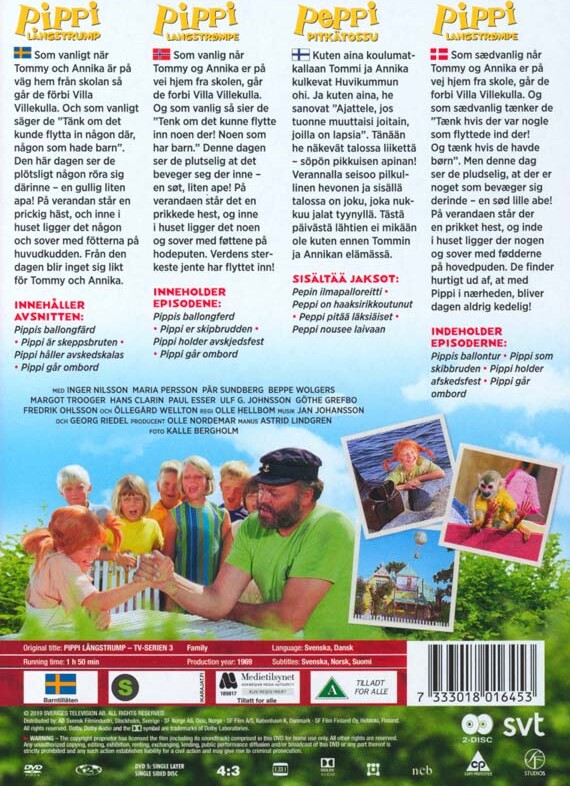 Pippi Langstrømpe - Box 3