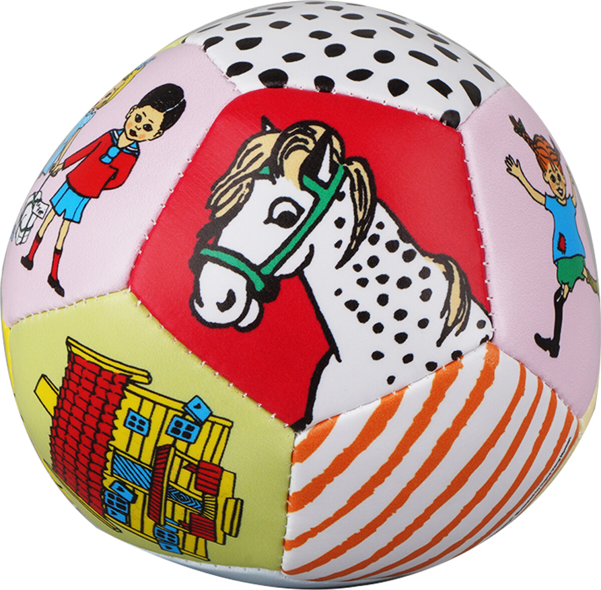 Pippi Langstrømpe - Blød Bold Til Børn