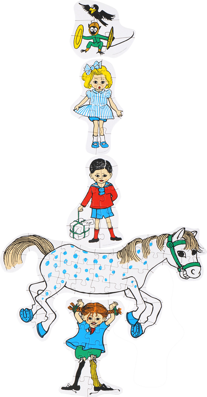 Pippi Langstrømpe Puslespil - Stable - 5I1