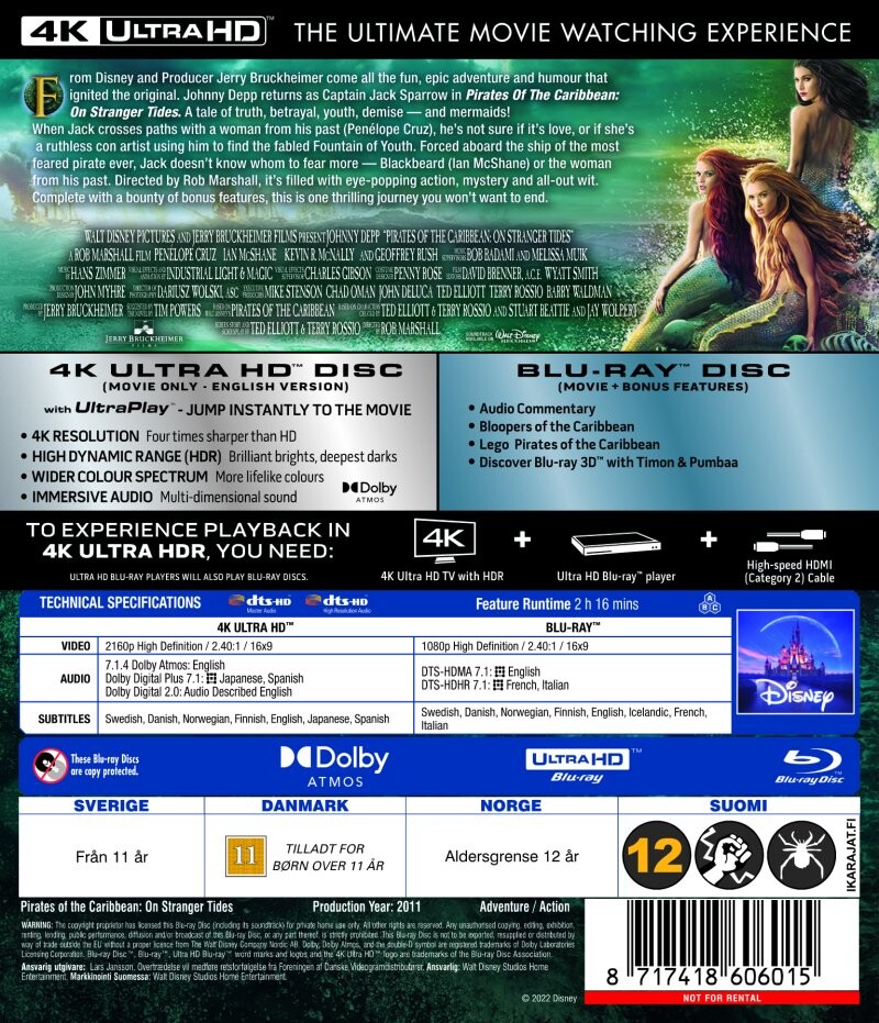 Pirates Of The Caribbean On Stranger Tides