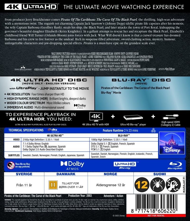 Pirates Of The Caribbean The Curse Of The Black Pearl