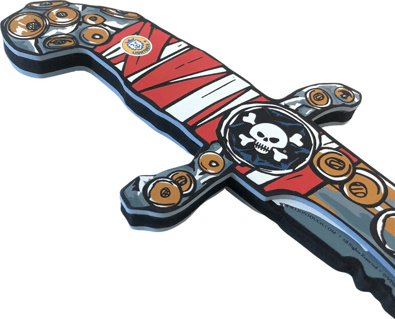 Liontouch - Skum Kniv Legetøj Til Børn - Pirat Rød Stribe-Serien